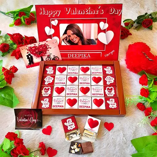Delightful Chocolates N Personalized Prints Gift Box