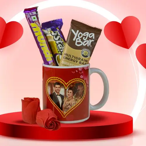 Fantastic Personalized Mug N Chocolates Gift Set