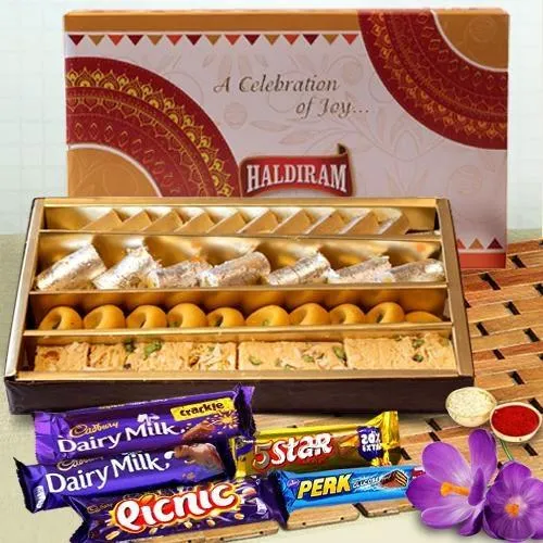 Remarkable Assorted Chocolates with Haldirams Assorted Sweets