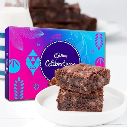 Enticing Brownies with Cadbury Chocolates