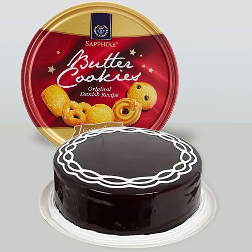 Lovely Choice of Danish Cookies n Choco Cake for Xmas