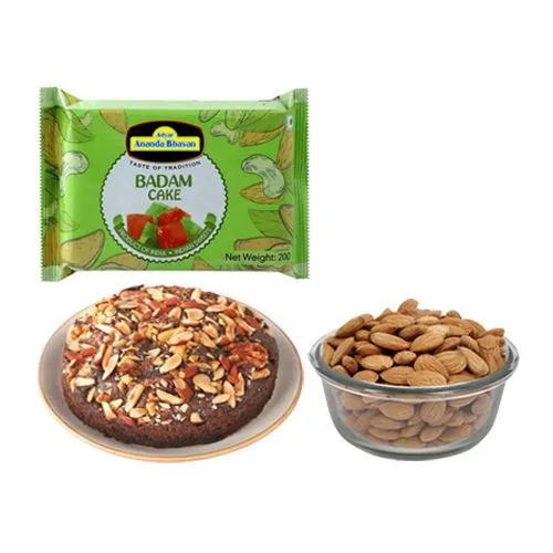 Famous Adyar Ananda Bhawan Badam Cake with Crunchy Almonds