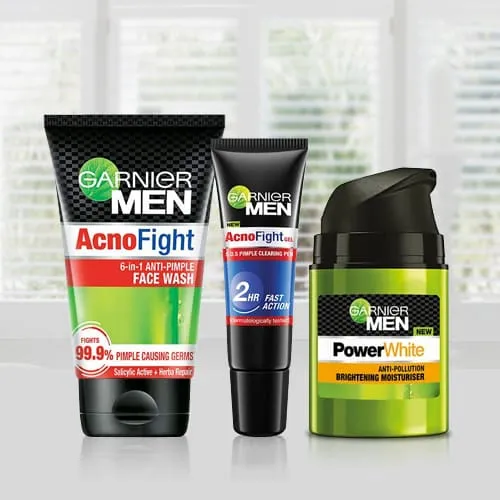 Wonderful Men Acno Fight Anti-Pimple Kit from Garnier