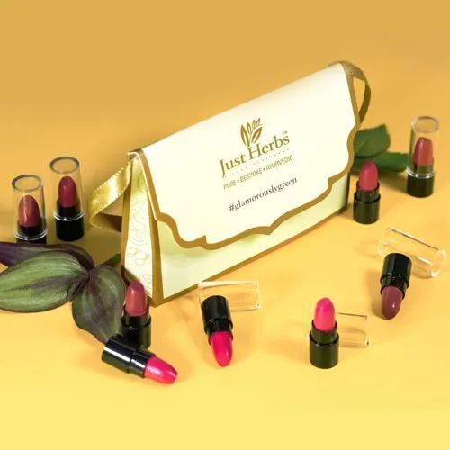 Magnificent Collection of Just Herbs Ayurvedic Creamy Matte Lipstick
