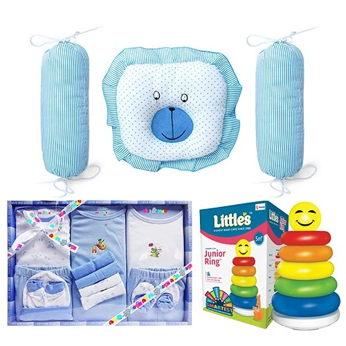 Remarkable Gift of Clothing Set with Littles Junior Ring N Pillows
