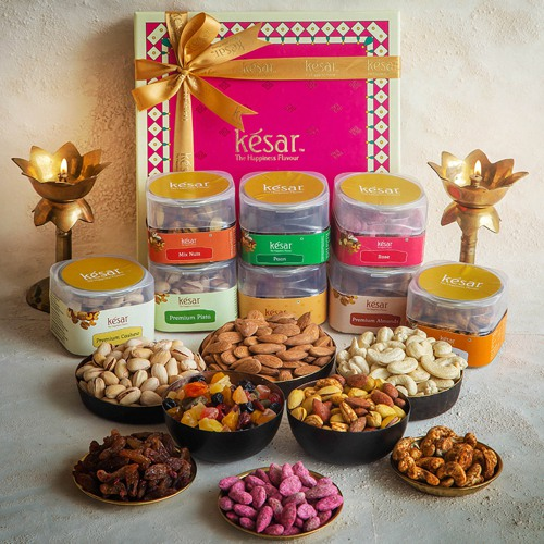 Supreme Flavored Nutty Treat Box from Kesar