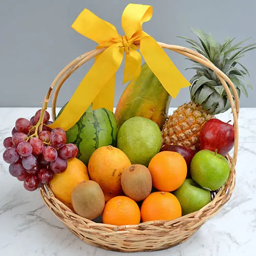 Voluptuous Fresh Fruits Gift Basket