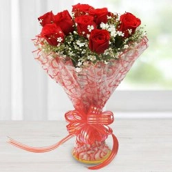 Send Red Roses Bunch for Valentines   Day