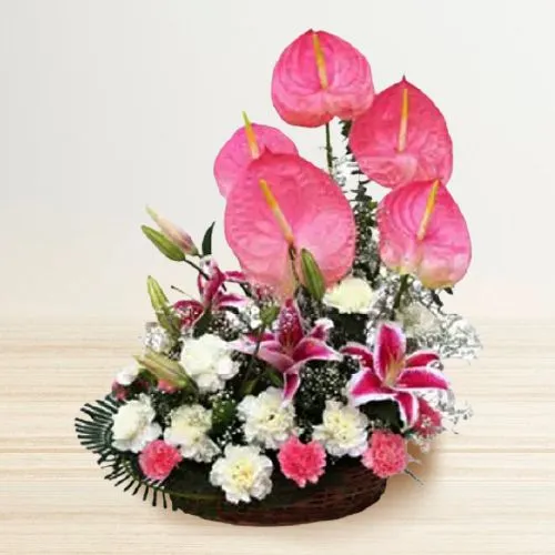Love Elegance Flowering Basket