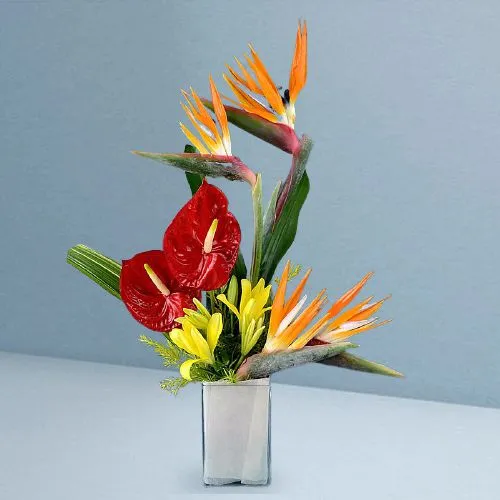 Be Mine Exotic Flower Vase