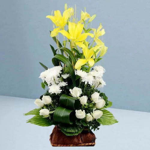 Elegance with Style Lilies Basket
