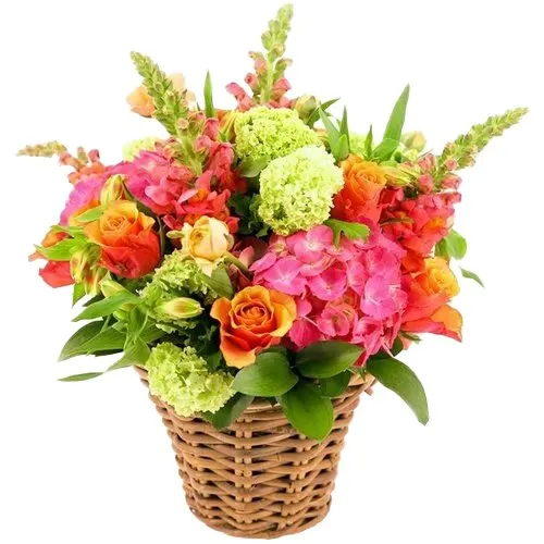 Tropical Mix Arrangement of Fresh Flowers with Fond Affection