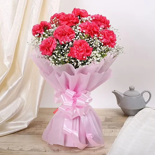 Exclusive Pink Carnations Bouquet