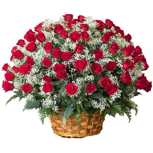 Order V-day Surprise Arrangement of Dutch Roses