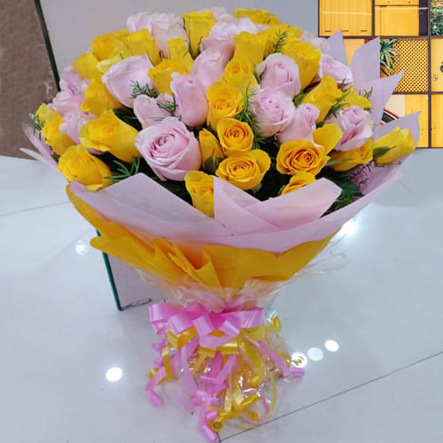 Luminous Flowers Bunch for 25th Anniversary Celebration