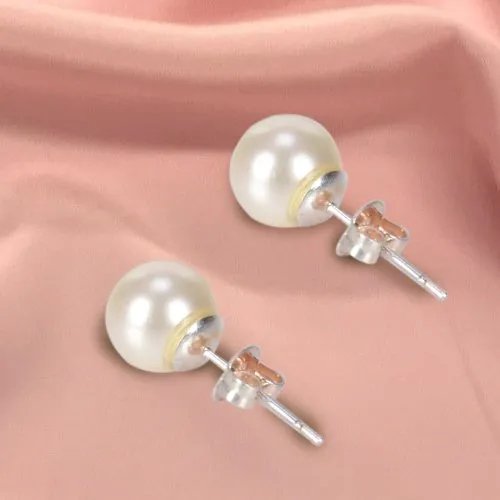 Shop for Pearl Tops Earring Set
