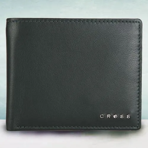 Mesmerizing Green Mens Leather Wallet from Cross