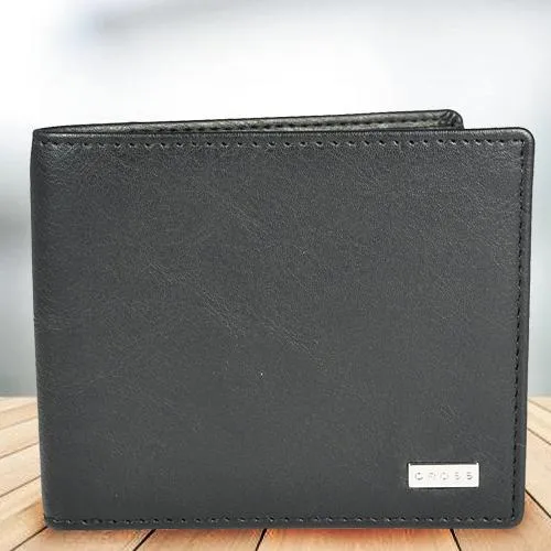 Alluring Black Mens Leather Wallet from Cross