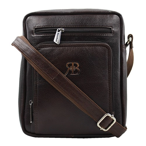 Pure Leather Gents Multi Utility Sling Bag