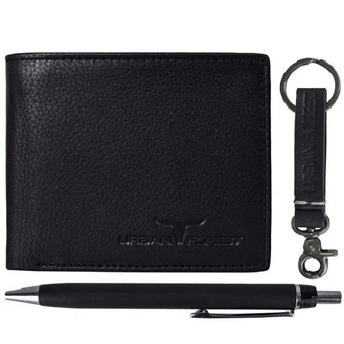 Amazing Urban Forest Mens Wallet with Keyring N Pen Combo