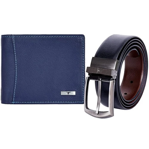 Classy Mens Wallet N Belt Combo from Urban Forest