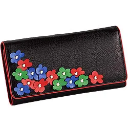 Order Leather Flower Design Wallet from Leather Talks