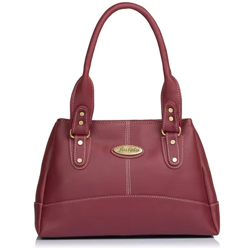 Exclusive Fostelo Faux Leather Satchel Bag for Women