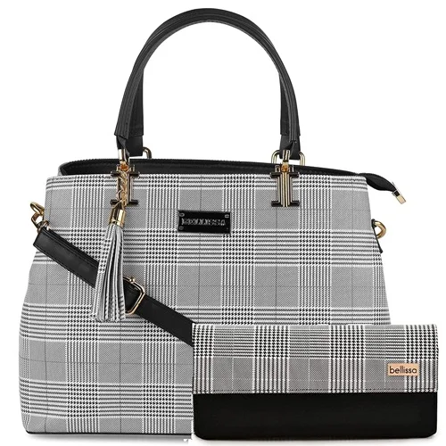 BELLISSA Leather Handbag N Wallet Combo For Stylish Women