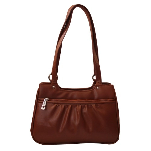 Ladies Bag in Deep Red with Double Partitions
