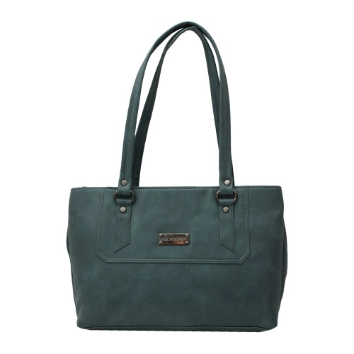 Slender Office Bag in Mineral Green for Women