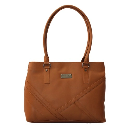 Sleek Brown Ladies Shoulder Bag