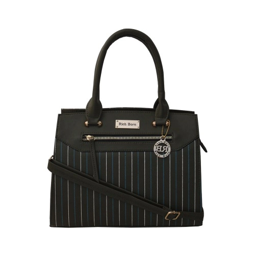 Fantastic Striped Front Design Womens Bag