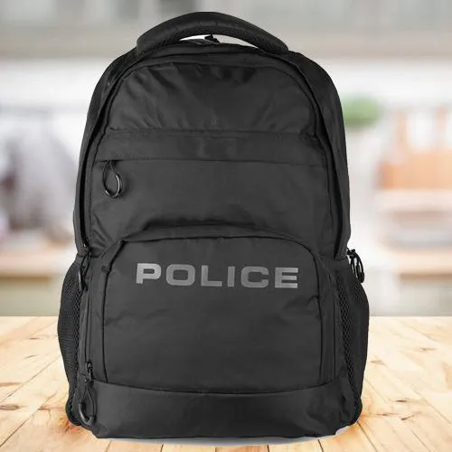 Impressive Mens Black Bag-Pack from Police