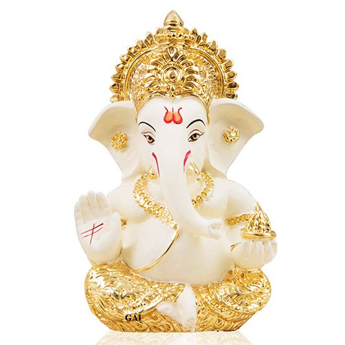 Sacred Lord Ganesha Ceramic Idol