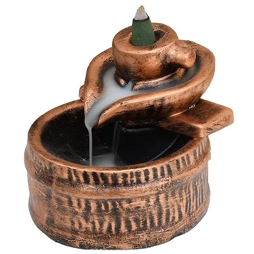 Spiritual Shivling Smoke Backflow Incense Holder Fountain