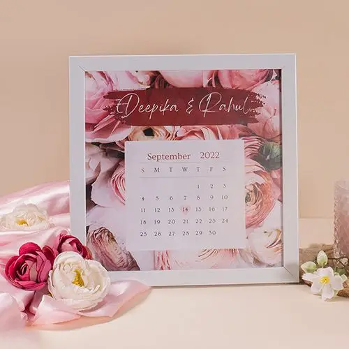 Beautiful Personalized Date Frame Gift