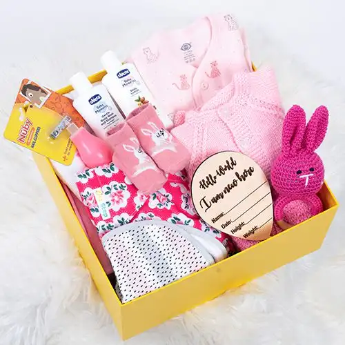 Exclusive Winter Hamper for New Born Baby Girl