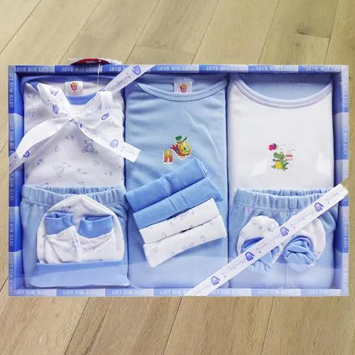 Amazing Cotton Clothes Gift Set for New Born Boy