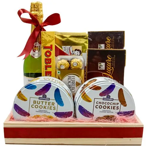 Amazing Assorted Chocos N Cookies Gift Tray