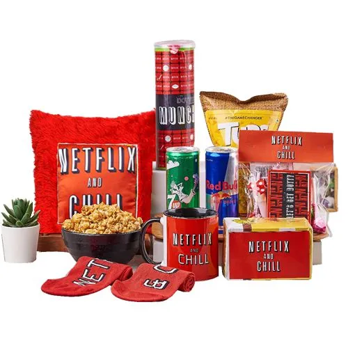 Delightful Netflix  N  Chill OTT Theme Gift Hamper