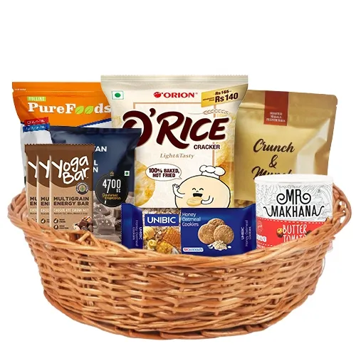 Remarkable Healthy Snacks Assortment Gift Basket