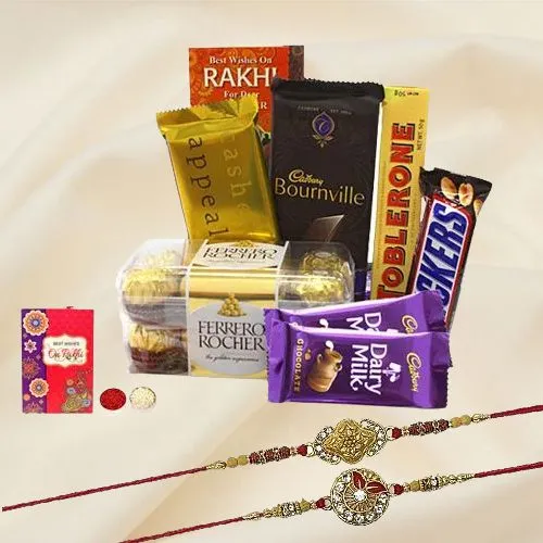 Festive Stint of Fancy Rakhi and Chocolates