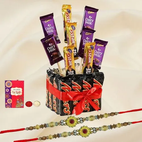Dainty Chocolates n Premium Rakhi