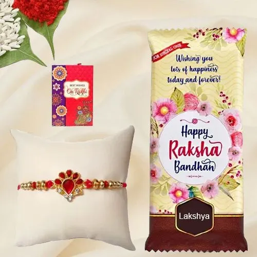 Double Delight of Rakhi N Personalized Chocolates