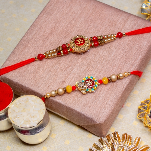 Traditional Om Rakhi Combo for Brother