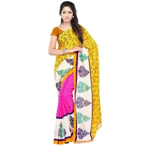 Suave Spell Faux Georgette Saree