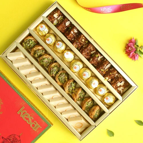 Remarkable Assorted Kesar Sweets Box