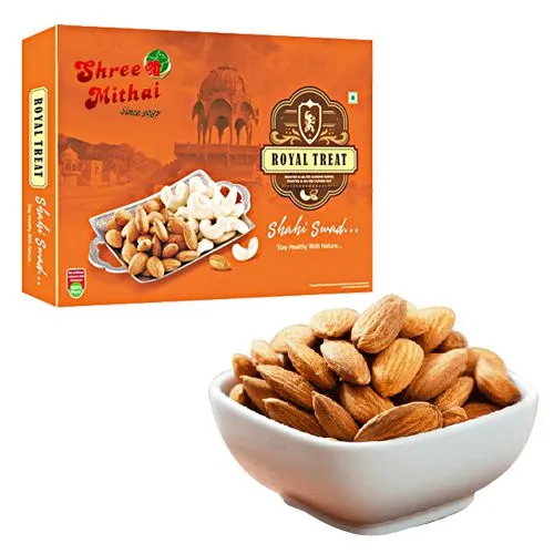 Gift Pack of Royal Almond from Shree Mithai