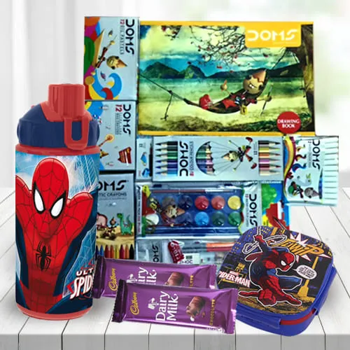 Lovely Spiderman Kids Gift Combo
