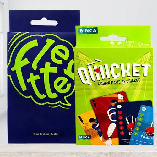 Wonderful Binca Qwicket Cricket N Fletter Card Game